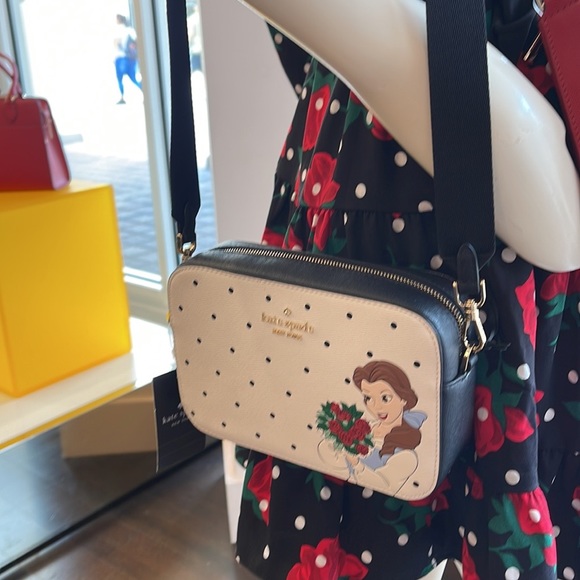 Disney X Kate Spade Beauty Mini Camera Crossbody Bag Cream Multi
 NWT - Picture 4 of 16